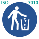 ごみ入れを使用せよ(ISO 7010) ごみ入れを使用せよ(ISO 7010)