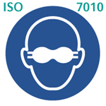 遮光眼鏡着用(ISO 7010) 遮光眼鏡着用(ISO 7010)