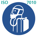 自給式呼吸マスク着用(ISO 7010) 自給式呼吸マスク着用(ISO 7010)