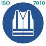 高視認服の着用(ISO 7010) 高視認服の着用(ISO 7010)