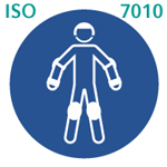 ローラースポーツの保護具(ISO 7010) ローラースポーツの保護具(ISO 7010)