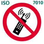 携帯電話使用禁止：ISO